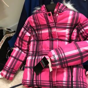 Static Kids Jacket Set With Scarf